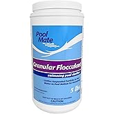 Pool Mate 5-Pounds Premium Granular Flocculant, Pool Clarifier, Made in USA