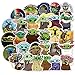 10/30/50Pcs Child Cartoon for Children Yoda The Mandalorian Stickers Plastic PVC Waterproof Skateboard Luggage Motorcycle Guitar (50pcs)