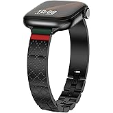 WINGLE Slim Watch Bands for Apple Watch Band Women 38mm 40mm 41mm 42mm 44mm 45mm 46mm Series 11 10 SE 3/2/1 Jewelry Dressy Bracelet Thin Metal Strap Designer Luxury Bangle for iWatch 9/8/7/6/5/4/3/2/1