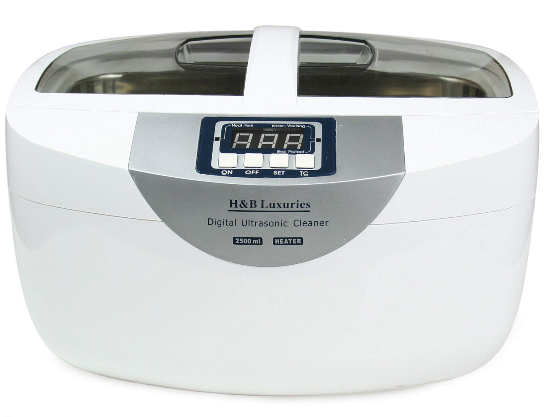 Photo 1 of Industrial Grade Ultrasonic Cleaner 160 Watts 2.5 Liters with Heater for Gun Parts Carb Jewelry Dental