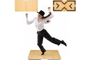 foriy 47.2in Tap Board for Tap Dancing Portable Tap Dance Board Portable Stage Platform with Handle Cushioned Base Dance Practice Floor for Home Indoor Outdoor Tap Dance Enthusiasts Wide 23.6 in