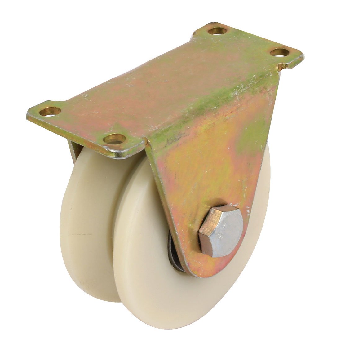 Sourcingmap 3-inch Dia V Groove Rigid Caster Wheel for Sliding Door Track