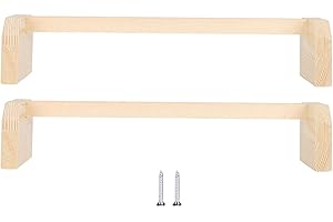 Velaurs 15.7 x 4.7 x 3.1in Square Pole Safe Wooden Hens Roosting Stand, Large Bird Stand, for Pet Chicken Large Bird