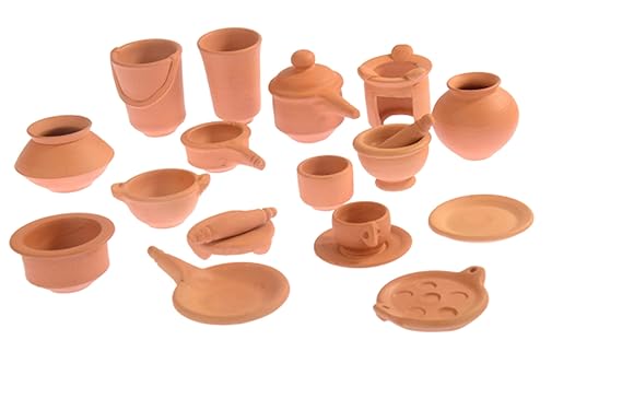 how to make kitchen set with clay
