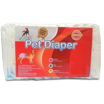 Super Dog Diaper (Small) - 12 Pieces