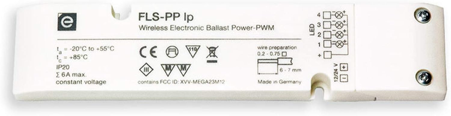 Wireless electronic ballast FLS-PP lp with Power PWM interface for RGBW and RGB lights (12/24V LED/LED stripes) - Image 3