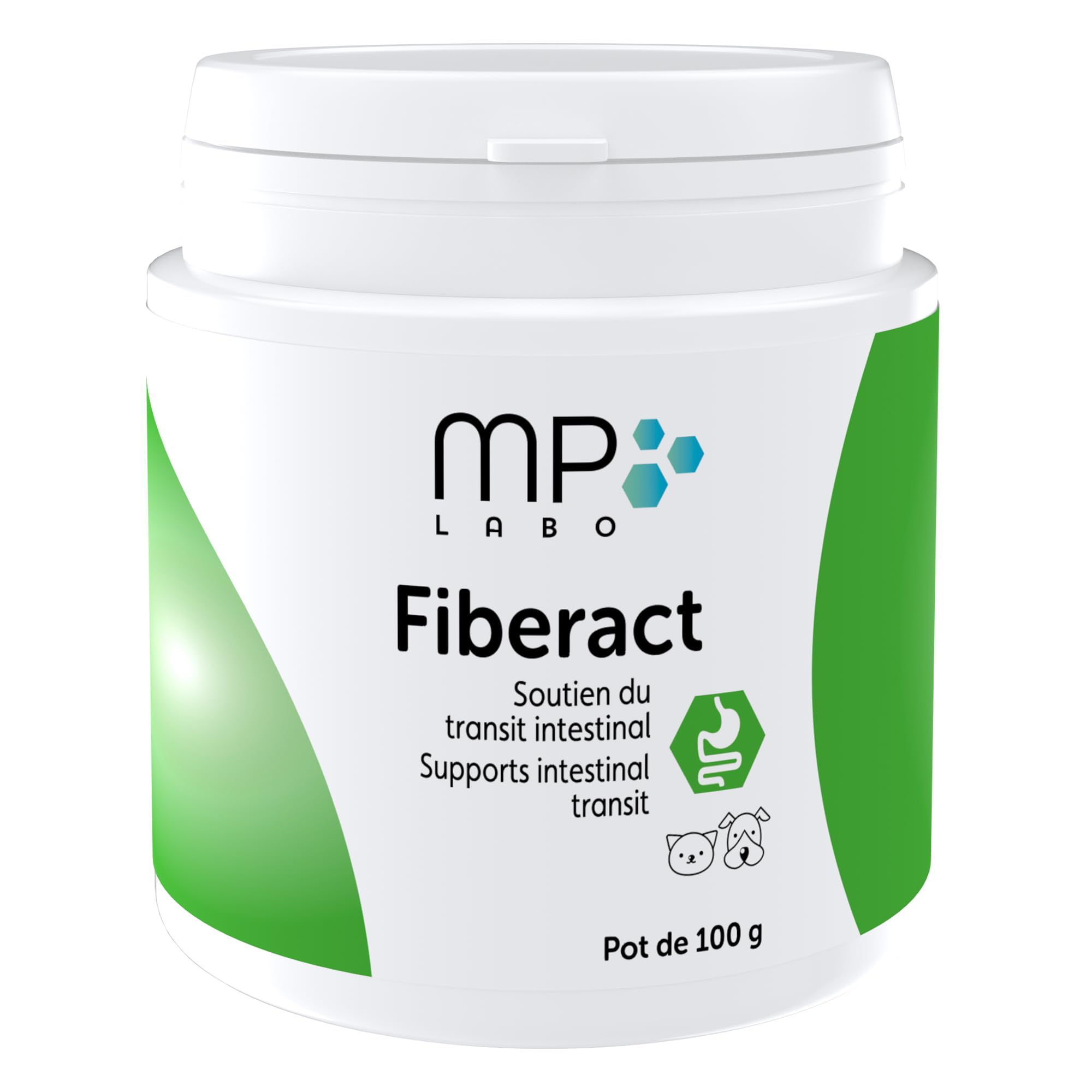MP Labo Fiberact®: Blond Psyllium Powder To Support Intestinal Tract For Cats And Dogs