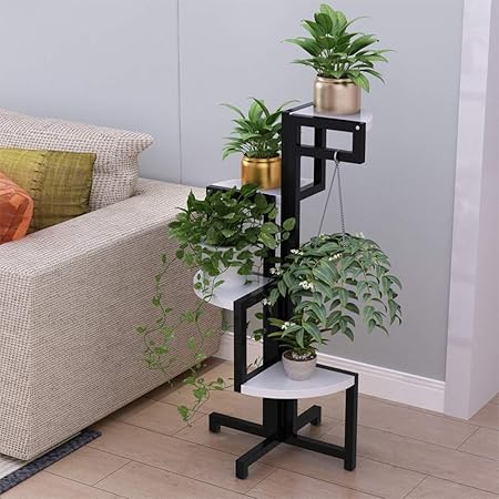 Support De Fleurs Jardiniere Design Multicouche Haut Et Bas