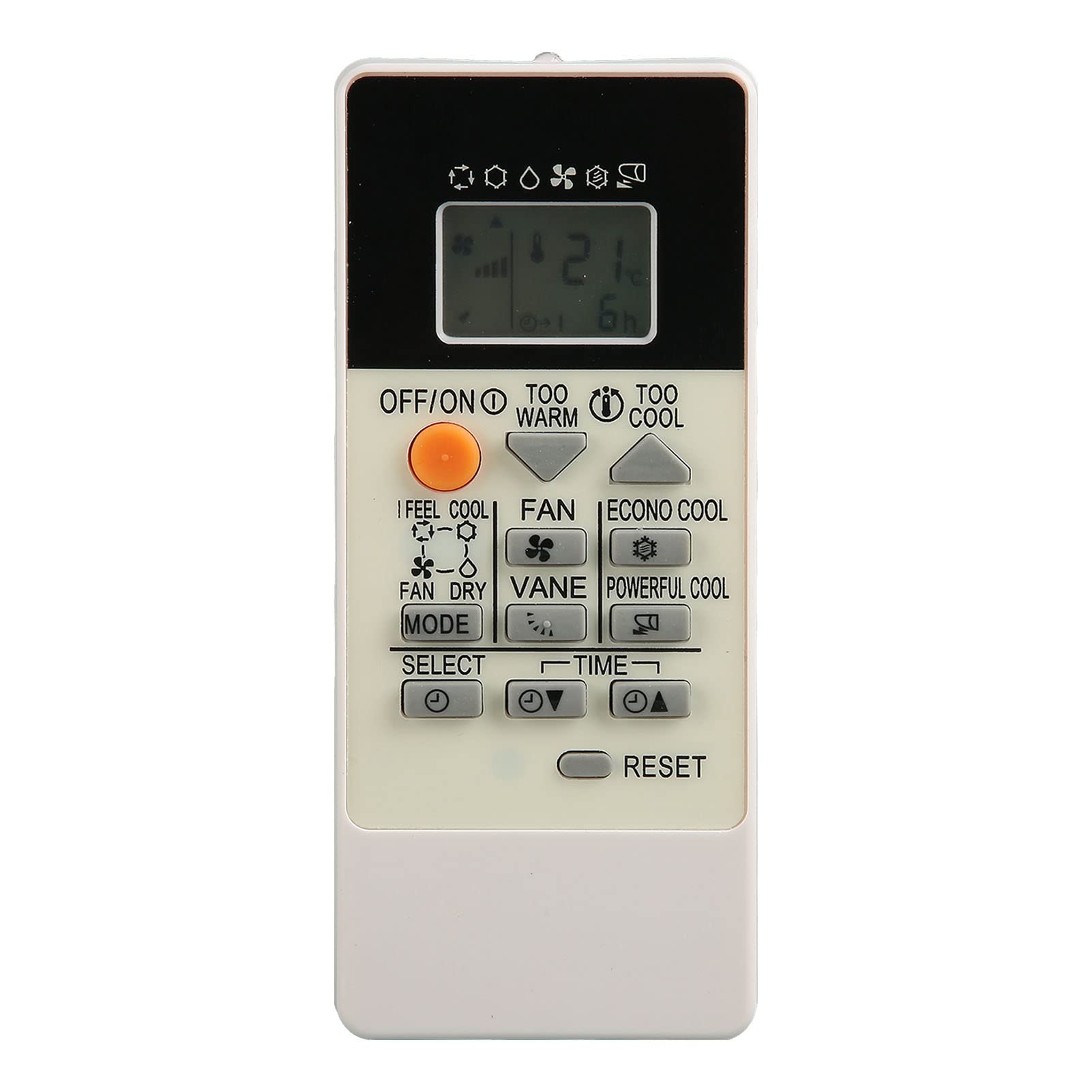 Replacement Remote Control for Air Conditioner RU18A, Sensitive Buttons Small Air Conditioner Controller for Home