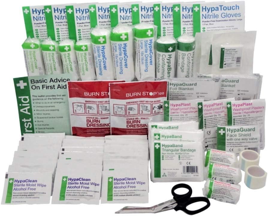 Safety First Aid Group Medium British Standard First Aid Kit Refill (BS-8599-1:2019 Compliant): Health & Personal Care