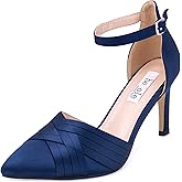Women's High Heel Pumps Pointed Toe Dress Prom Shoes