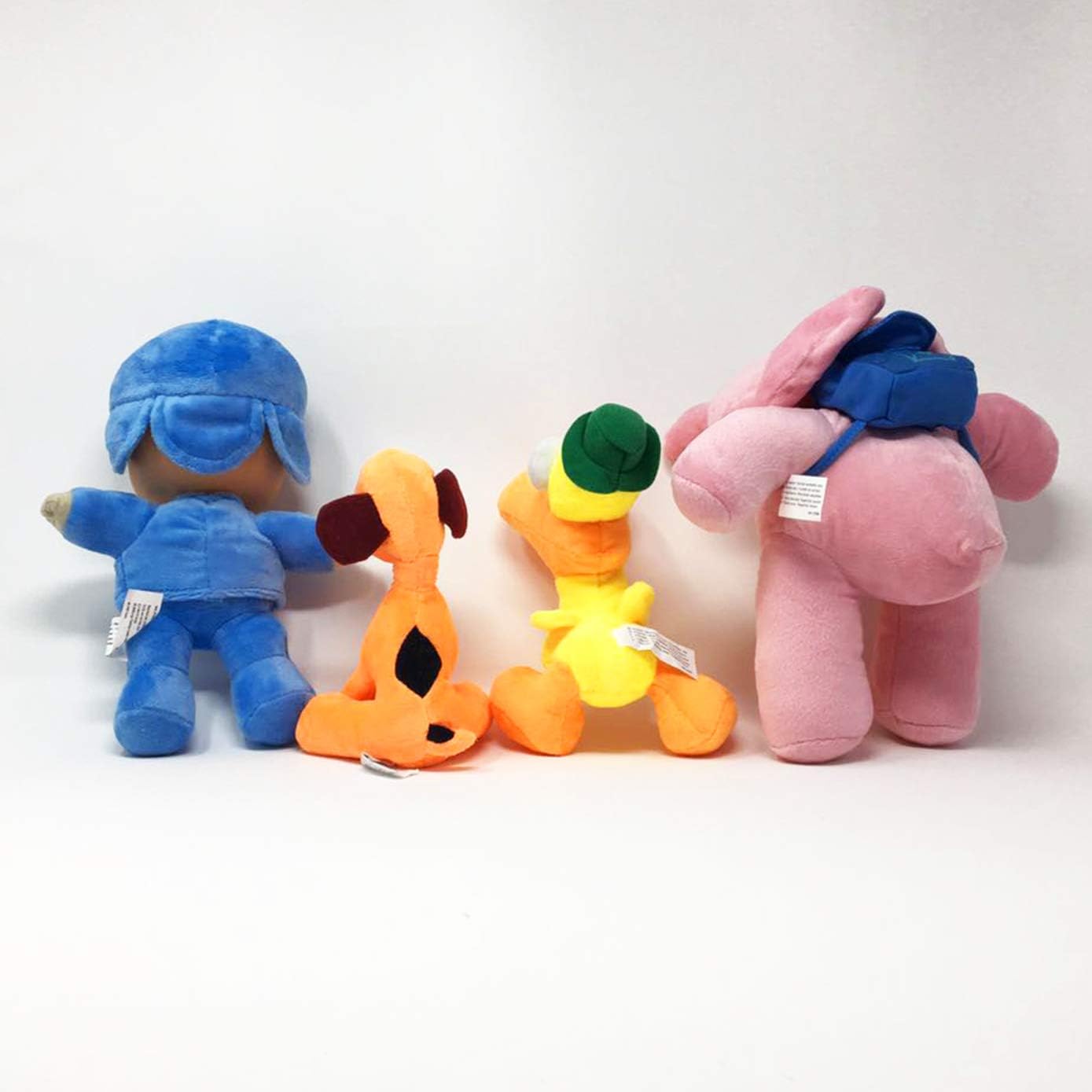 Amazon.com: Pocoyo Set de 4 piezas de peluche de 5.5 a 11.8 in Pocoyo Loula Elly Pato Muñecos de peluche Juguete de animé de figura suave por Latim: Toys \u0026 Games