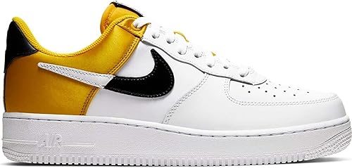 nike air force 1 07 lv8 low black amarillo