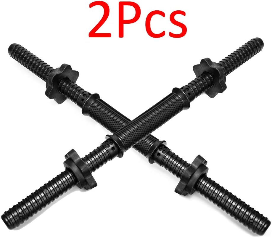Dumbbell Bars For Exercise Chrome Stainless Steel Dumbbell Handles Weight Lifting Spinlock Collar Set for Gym Barbells Dumbbell Bar
