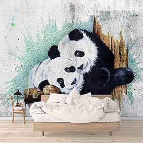 Wall Murals for Bedroom Beautiful Pictures Collection Panda Wings Removable Wallpaper Peel and Stick Wall Stickers - 66x96 inches