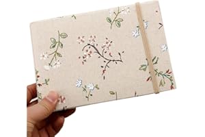 AZOFIA Photo Album 4x6, Soft Fabric Cover Pictures Photo Albums Memory Book for Family Baby Wedding Anniversary Birthday (Multicolor, 100 Pockets)