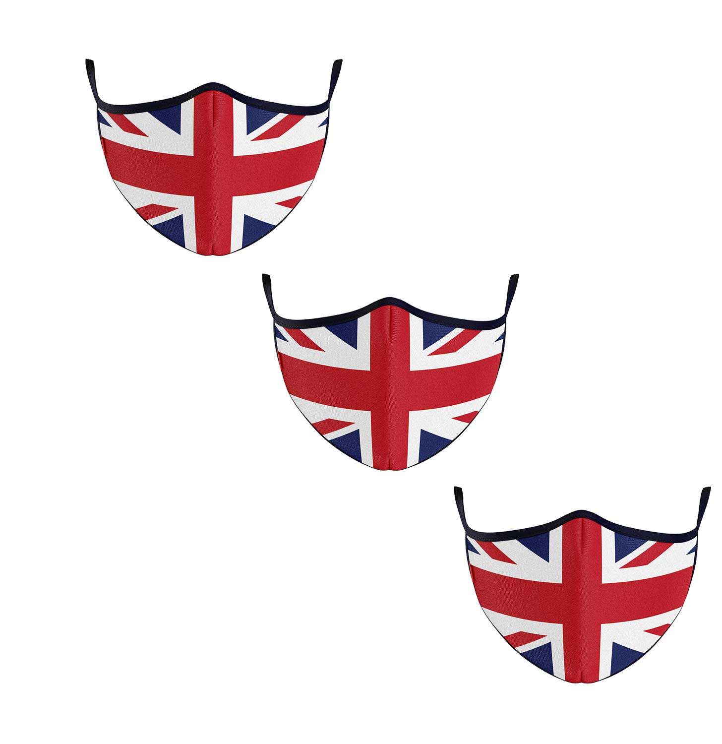 COOL Mask Unisex 3 Layer Reusable Washable Face Mask ( Pack of 3 )