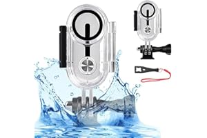 GENERIC Coyktonty Dive Case Waterproof Case for Insta360 GO 3/GO 3S,Underwater Diving Protective Shell 40M with Bracket Accessories