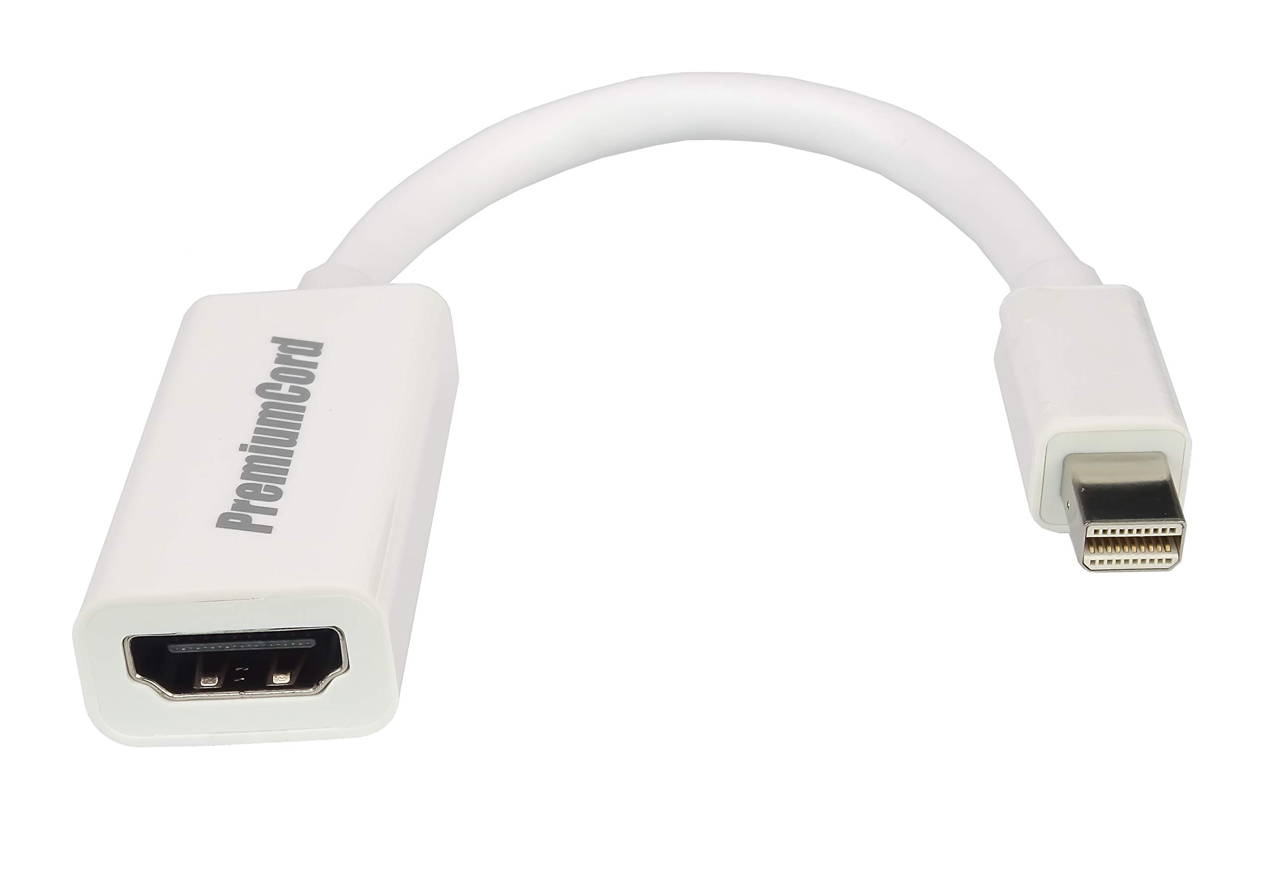 Premium Cord Mini DisplayPort to HDMI M/F Adapter