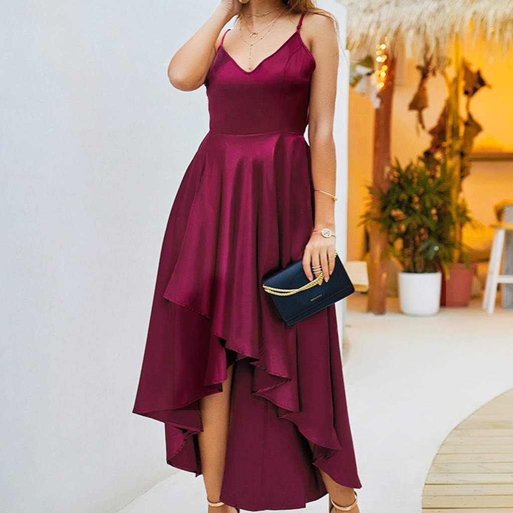 Women Womens V Neck Spaghetti Strap 