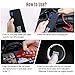 TENKER 1200A Peak Portable Car Jump Starter (for 6.5L gas/5.2L diesel engines), Battery Booster, QC 3.0 Phone Charger with Built-in LED Emergency Flashlight