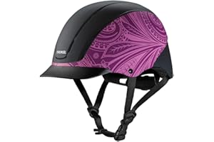 TROXEL Spirit ★ #1 Selling Schooling Riding Safety Helmet ★ SEI Certification and Colors (Purple Boho - 2017, Medium)