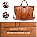 SiMYEER Women Casual Handbags Pu Leather Shoulder Bag Messenger Tote Bag Top Purse