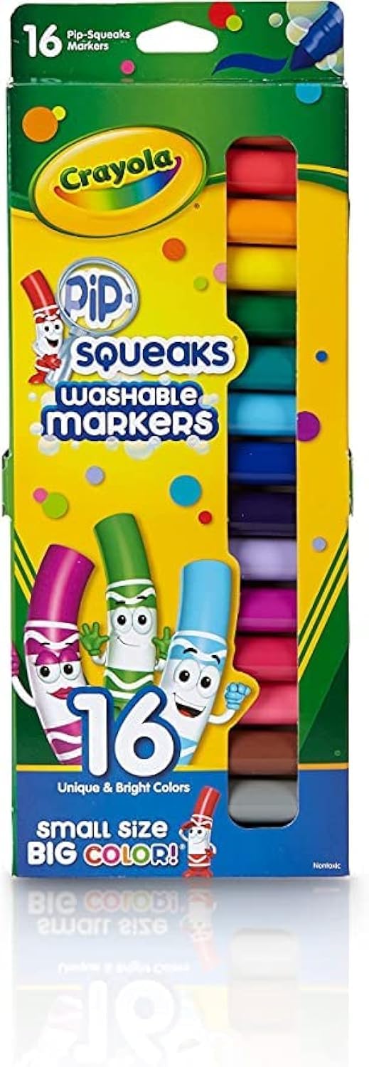 Crayola Pip-Squeaks marcadores lavables 16 unidades (paquete de 3)