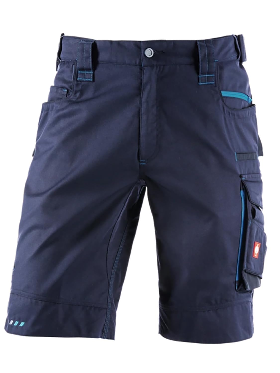 Engelbert Strauss e.s.Motion 2020 Work Trousers, Shorts, Dark Blue/Atoll, Dark Blue/Atoll, 40