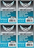 Mini Euro Card Sleeves - Great for Pirate's Cove - 4x100pk - 400 Sleeves Total by Mayday Games