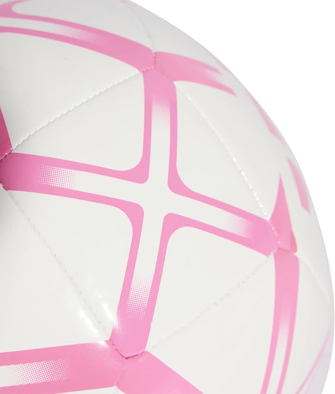 Bola de Recreação Unissex Adult Starlancer Club Ball, Branco/Rosa Solar, 5 — foto 4 de 4
