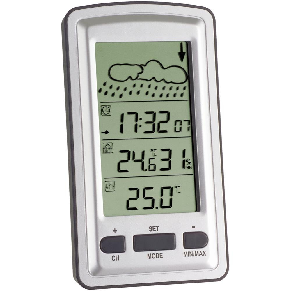 TFA Dostmann 35.1079 Wireless Weather Station Axis (silver)