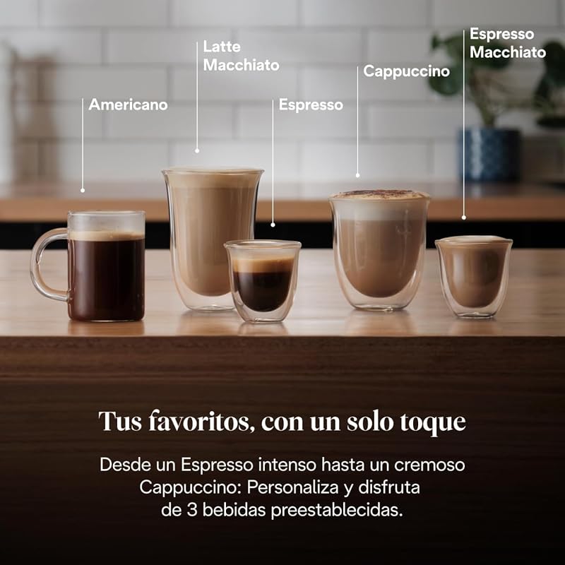 De'longhi la especialista arte ec9155.w, máquina de café expresso manual, tecnologia de moagem de sensor e 8 configurações, controle ativo de temperatura, bocal de leite mylatte art, 1550w, branco