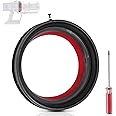 Vacuum Dust Bin Top Fixed Sealing Ring Replacement Compatible for Dyson V10/SV12 Vacuum Cleaner Dust Bucket Dirt Cup Sealing 