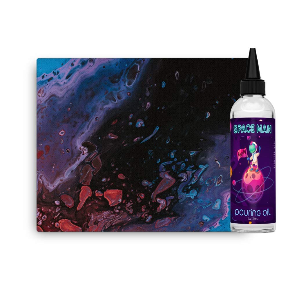 Acrylic Paint Silicone Oil Liquid Medium for Painting, Pouring, Canvas