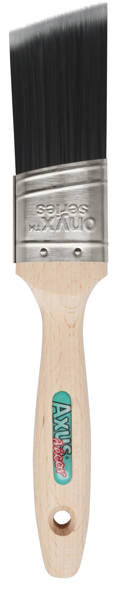 Axus Decor Mage Cutter Brush (onyx series) Unique Tricho Filament, Smooth, Medium Stiffness, Beavertail Handles, Rust-Resistant Stainless Steel - 1.5"/38mm