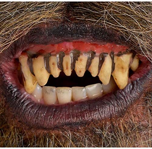 HalloCostume Fitted Werewolf Teeth Halloween Costumes Costume Accessories Fangs, Scary Costume Teeth