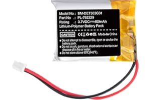 SHINEAR Battery Replacement for Educator ET-300Receiver TransmitterET-302-LTransmitter ET-300TSTransmitter ET-302-LReceiver ET-300Transmitter ET-302Receiver V2015-E05 PL-762229 400mAh