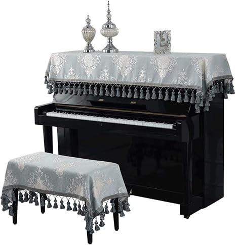 Amazon Co Jp ピアノカバー アップライト トップカバー 電子ピアノカバー 高級 おしゃれ 防塵カバー 花柄 豪華 フリンジ 標準直立型 ピアノ用 灰つけない 北欧 人気 保護カバー 0 90cm ホーム キッチン