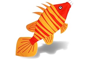 THQZLH Red Fish Wind Sock - Durable Outdoor Windsock for Decoration and Fun