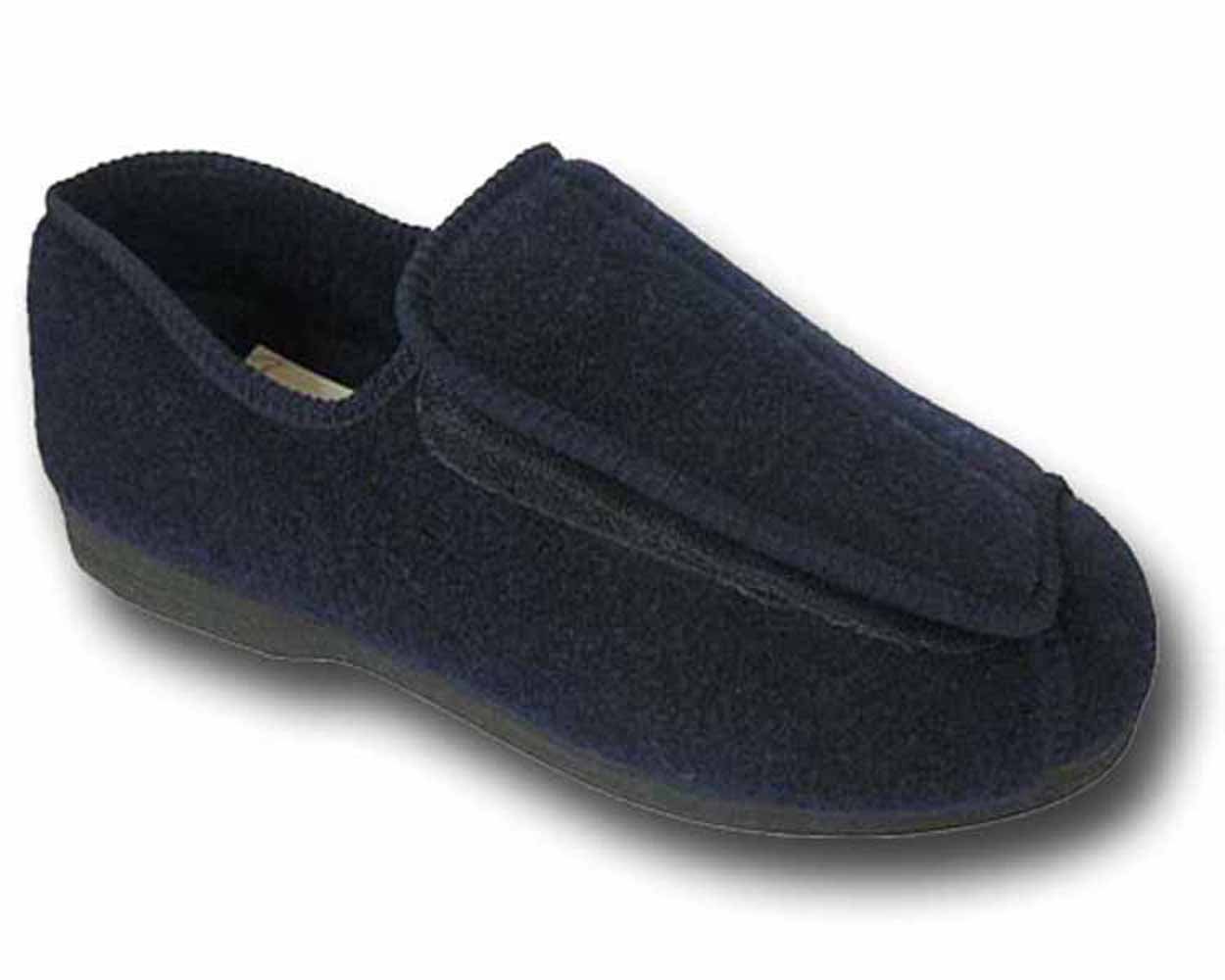mens slippers with velcro fastening