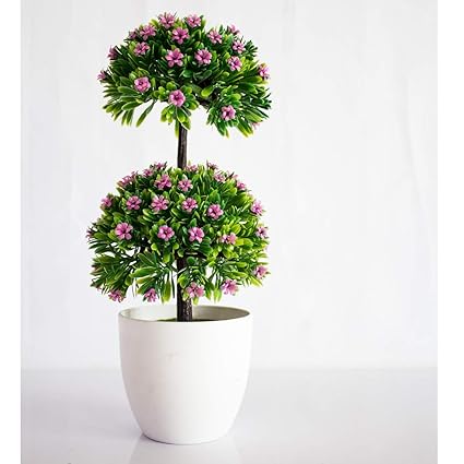 Buy Pranali Artificial Flower Pot With Flower Flower Vase For