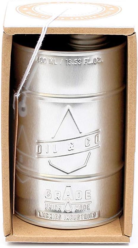 Luckies Oil & Co Olive Oil Dispenser, Food Grade Cooking Oil Container, Fun Metal Tin Can - Image 3