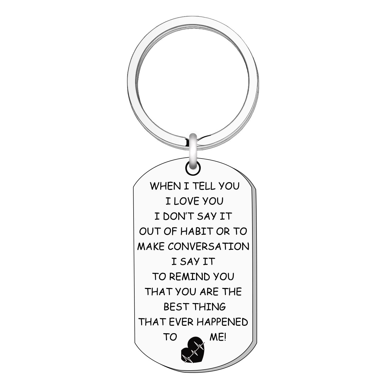 I Love You keyring Gifts Heart For Her Girlfriend Boyfriend Women keyring Wife Anniversary Present