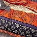 LAMEJOR Duvet Cover Sets Queen Size Bohemia Exotic Pattern Vibrant Color Luxury Soft Bedding Set Comforter Cover(1 Duvet Cover+2 Pillowcases) Orange/Teal Purple
