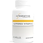Integrative Therapeutics Buffered Vitamin C 1,000mg, 60 Capsules | With Magnesium and Calcium, Immune and Antioxidant Support*, For Healthy Skin, Collagen, and Connective Tissues*, Vegan*
