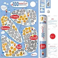 1DEA.me Scratch Off Poster #100 Bucket List for Kids