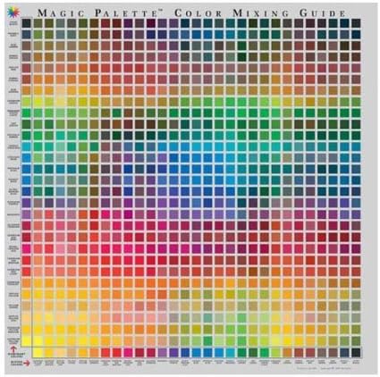 Magic Palette Studio Color Mixing Guide 24inc by Color Wheel