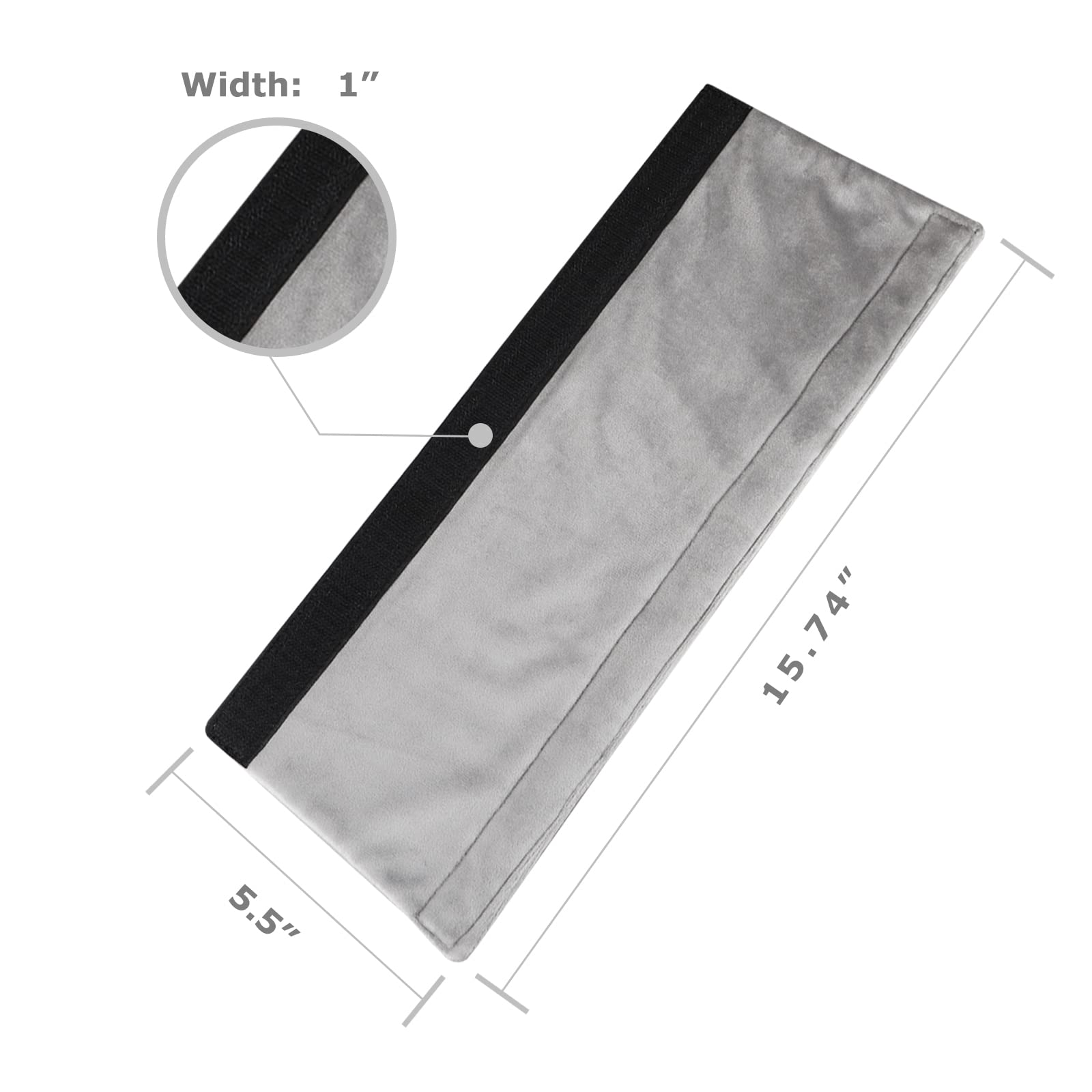 3PCS Refrigerator Door Handle Covers Kitchen Decor Keep Appliance Clean Anti-Static Stains for Fridge Dishwashers Velvet (Grey)