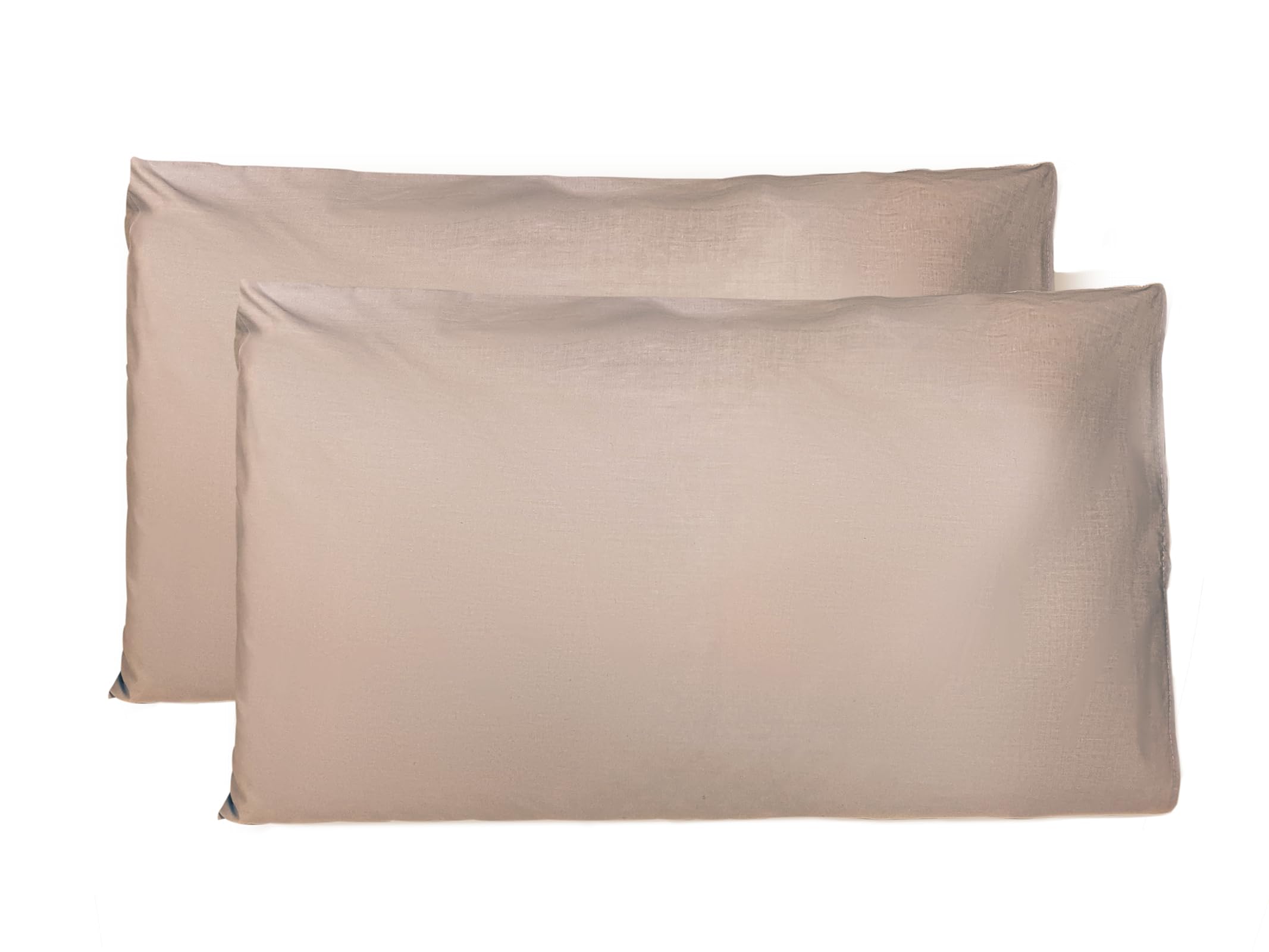 FARFALLAROSSA Pillowcase 50 x 80 cm, 2 pieces, rectangular, 100% cotton, with closure, beige 2